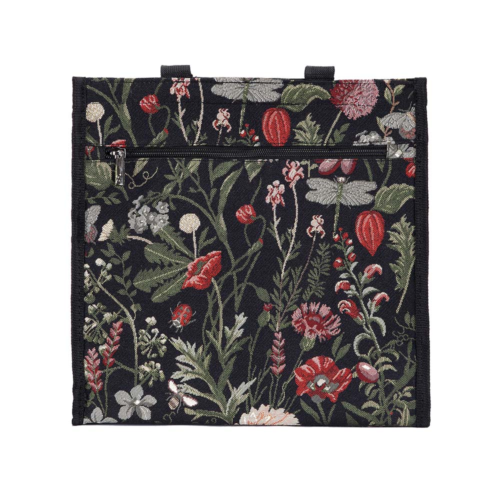 Morning Garden Black - Shopper Bag