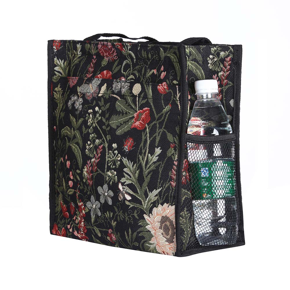 Morning Garden Black - Shopper Bag